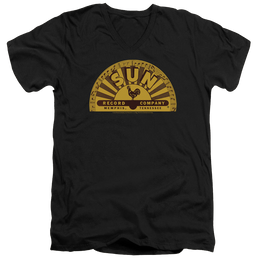 Sun Records Traditional Logo - Men's V-Neck T-Shirt Men's V-Neck T-Shirt Sun Records   
