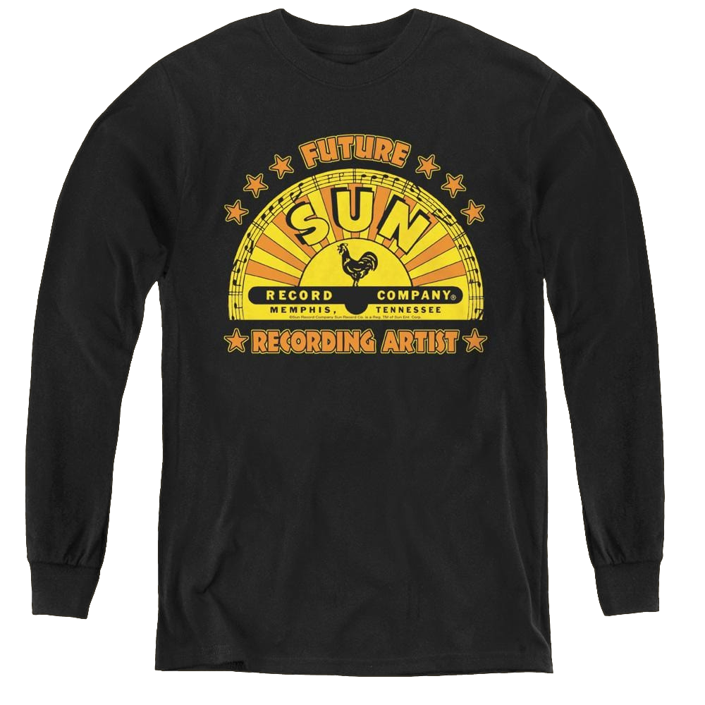 Sun Records Future Recording Artist - Youth Long Sleeve T-Shirt Youth Long Sleeve T-Shirt Sun Records   