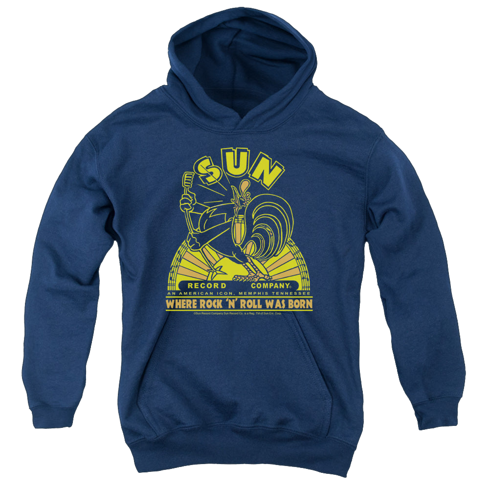 Sun Records Rooster - Youth Hoodie Youth Hoodie (Ages 8-12) Sun Records   