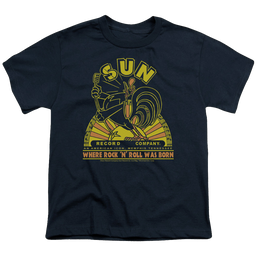 Sun Records Rooster - Youth T-Shirt Youth T-Shirt (Ages 8-12) Sun Records   