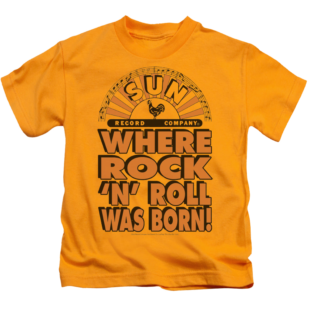 Sun Records Where Rock Was Born - Kid's T-Shirt Kid's T-Shirt (Ages 4-7) Sun Records   