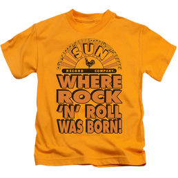 Sun Records Where Rock Was Born - Kid's T-Shirt Kid's T-Shirt (Ages 4-7) Sun Records   