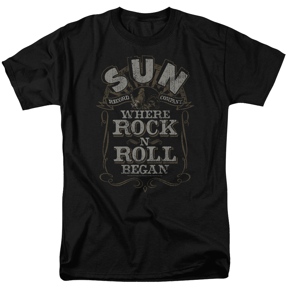 Sun Records Where Rock Began - Men's Regular Fit T-Shirt Men's Regular Fit T-Shirt Sun Records   
