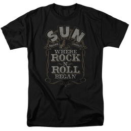 Sun Records Where Rock Began - Men's Regular Fit T-Shirt Men's Regular Fit T-Shirt Sun Records   