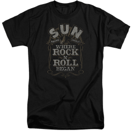 Sun Records Where Rock Began - Men's Tall Fit T-Shirt Men's Tall Fit T-Shirt Sun Records   