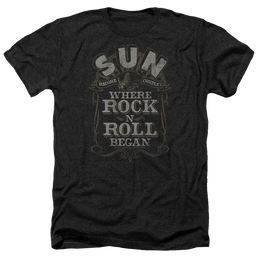 Sun Records Where Rock Began - Men's Heather T-Shirt Men's Heather T-Shirt Sun Records   