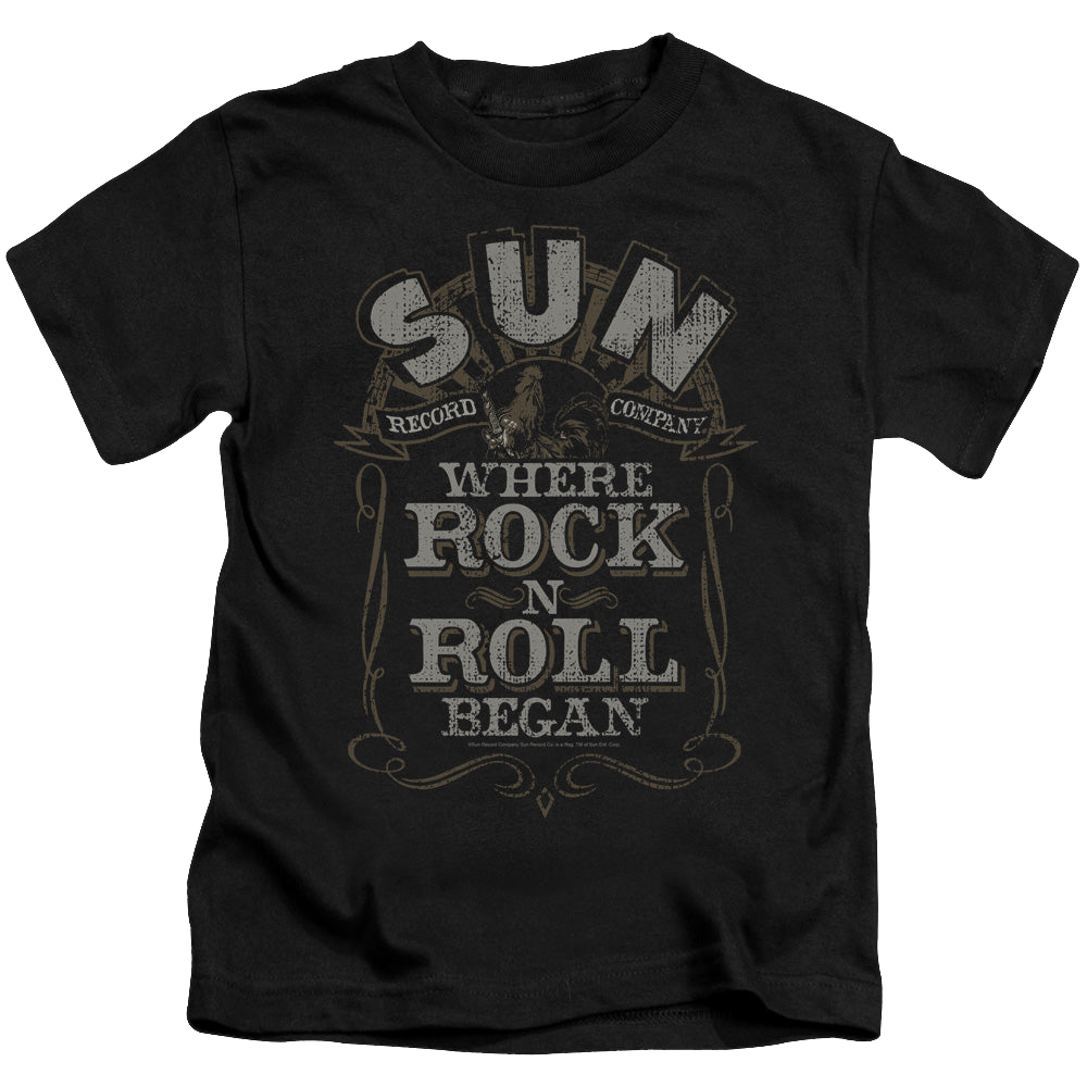 Sun Records Where Rock Began - Kid's T-Shirt Kid's T-Shirt (Ages 4-7) Sun Records   