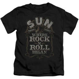 Sun Records Where Rock Began - Kid's T-Shirt Kid's T-Shirt (Ages 4-7) Sun Records   
