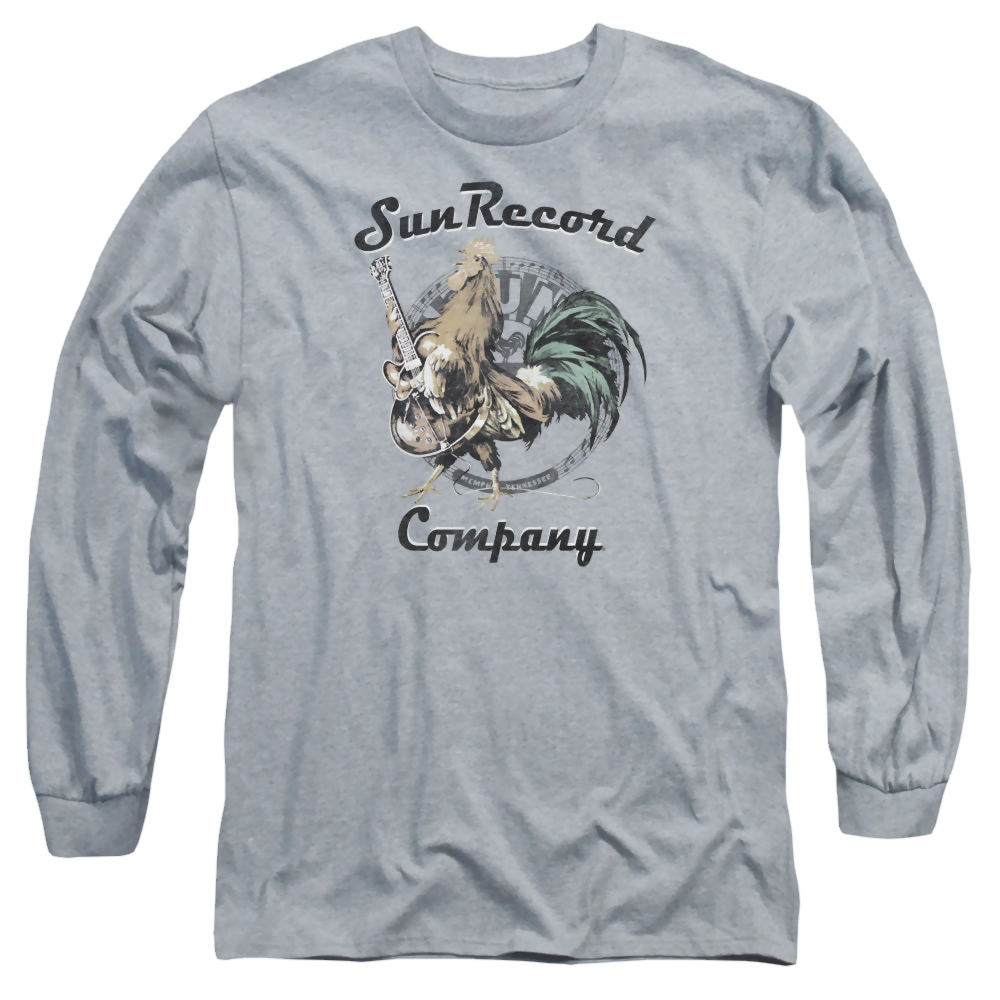 Sun Records Rockin Rooster Logo - Men's Long Sleeve T-Shirt Men's Long Sleeve T-Shirt Sun Records   