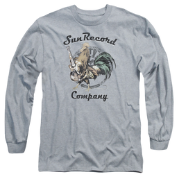 Sun Records Rockin Rooster Logo - Men's Long Sleeve T-Shirt Men's Long Sleeve T-Shirt Sun Records   