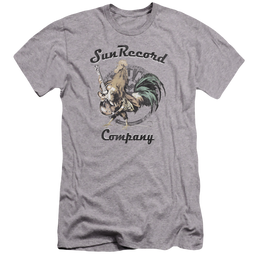 Sun Records Rockin Rooster Logo - Men's Premium Slim Fit T-Shirt Men's Premium Slim Fit T-Shirt Sun Records   