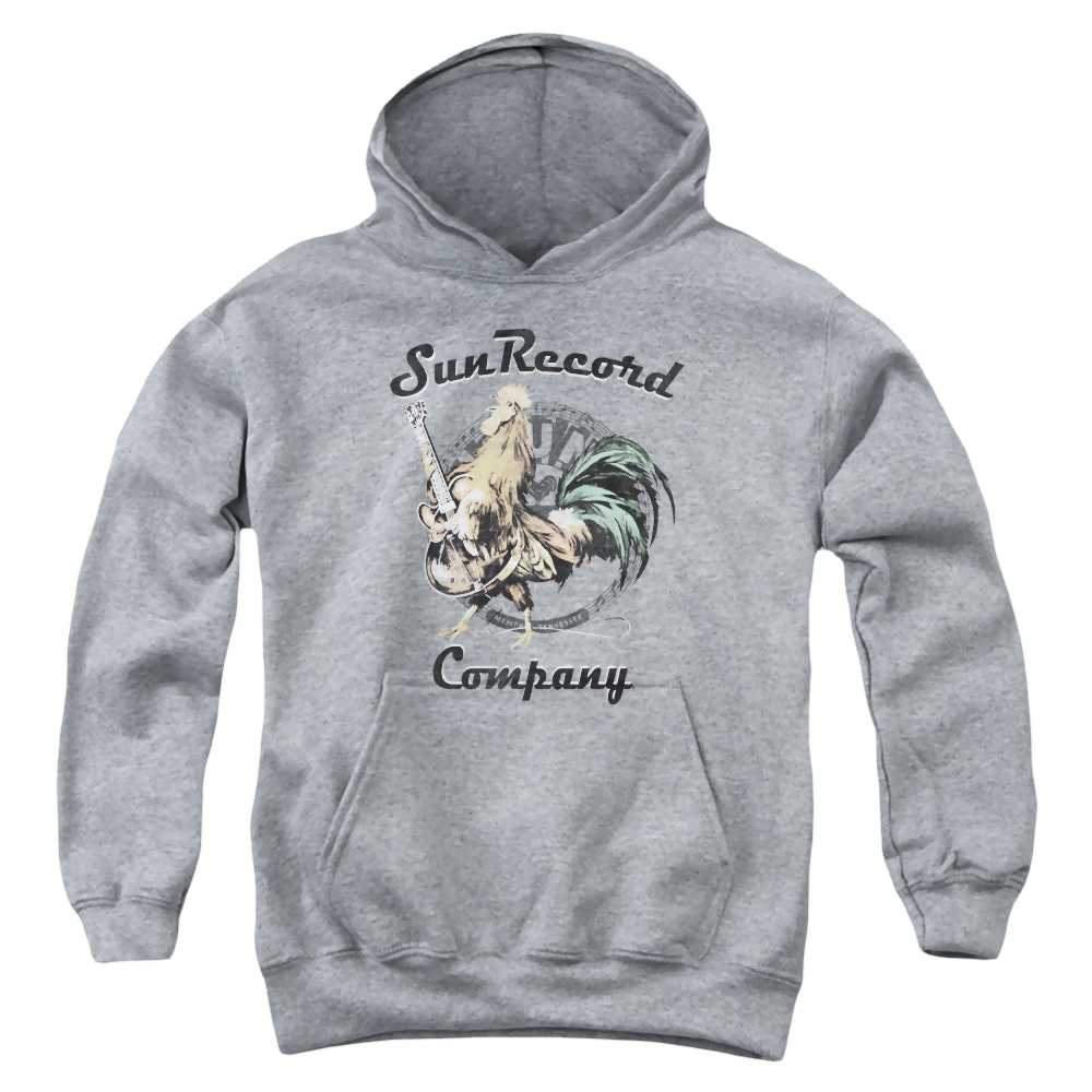 Sun Records Rockin Rooster Logo - Youth Hoodie Youth Hoodie (Ages 8-12) Sun Records   