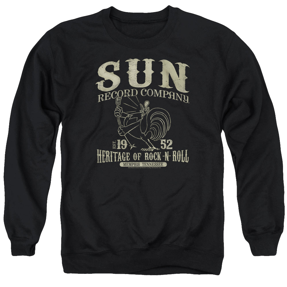 Sun Records Rockabilly Bird - Men's Crewneck Sweatshirt Men's Crewneck Sweatshirt Sun Records   