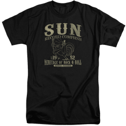 Sun Records Rockabilly Bird - Men's Tall Fit T-Shirt Men's Tall Fit T-Shirt Sun Records   