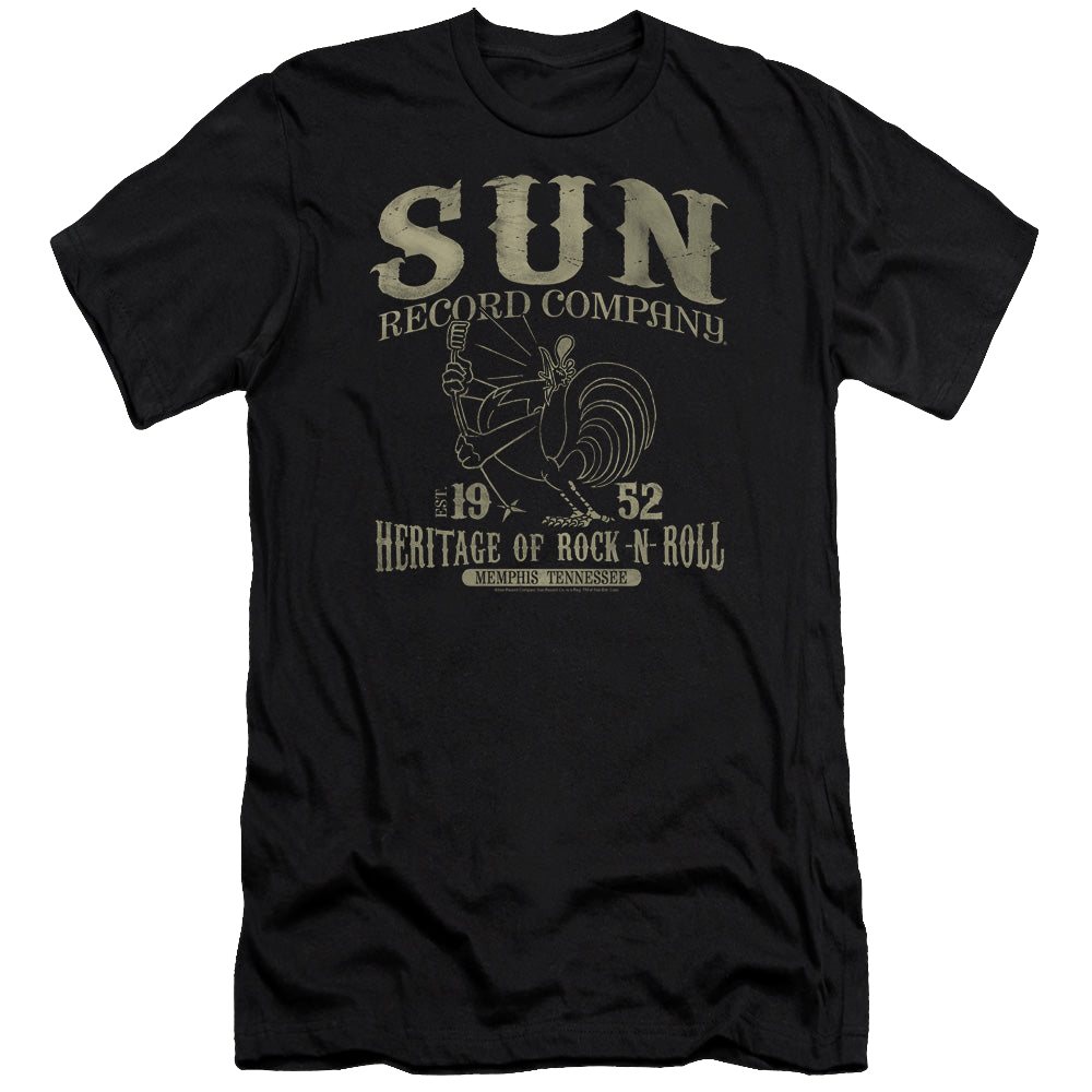 Sun Records Rockabilly Bird - Men's Premium Slim Fit T-Shirt Men's Premium Slim Fit T-Shirt Sun Records   