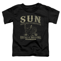 Sun Records Rockabilly Bird - Toddler T-Shirt Toddler T-Shirt Sun Records   