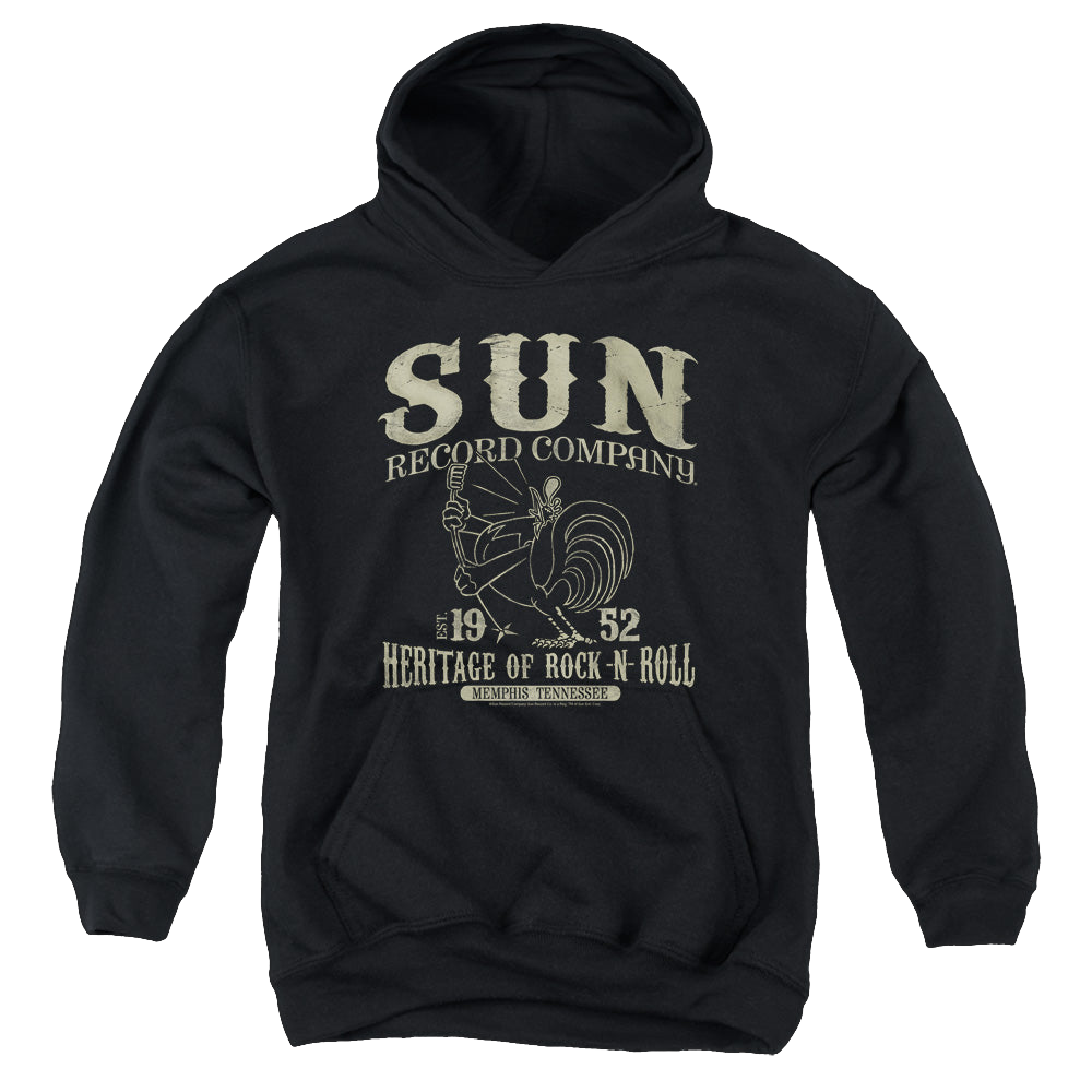 Sun Records Rockabilly Bird - Youth Hoodie Youth Hoodie (Ages 8-12) Sun Records   