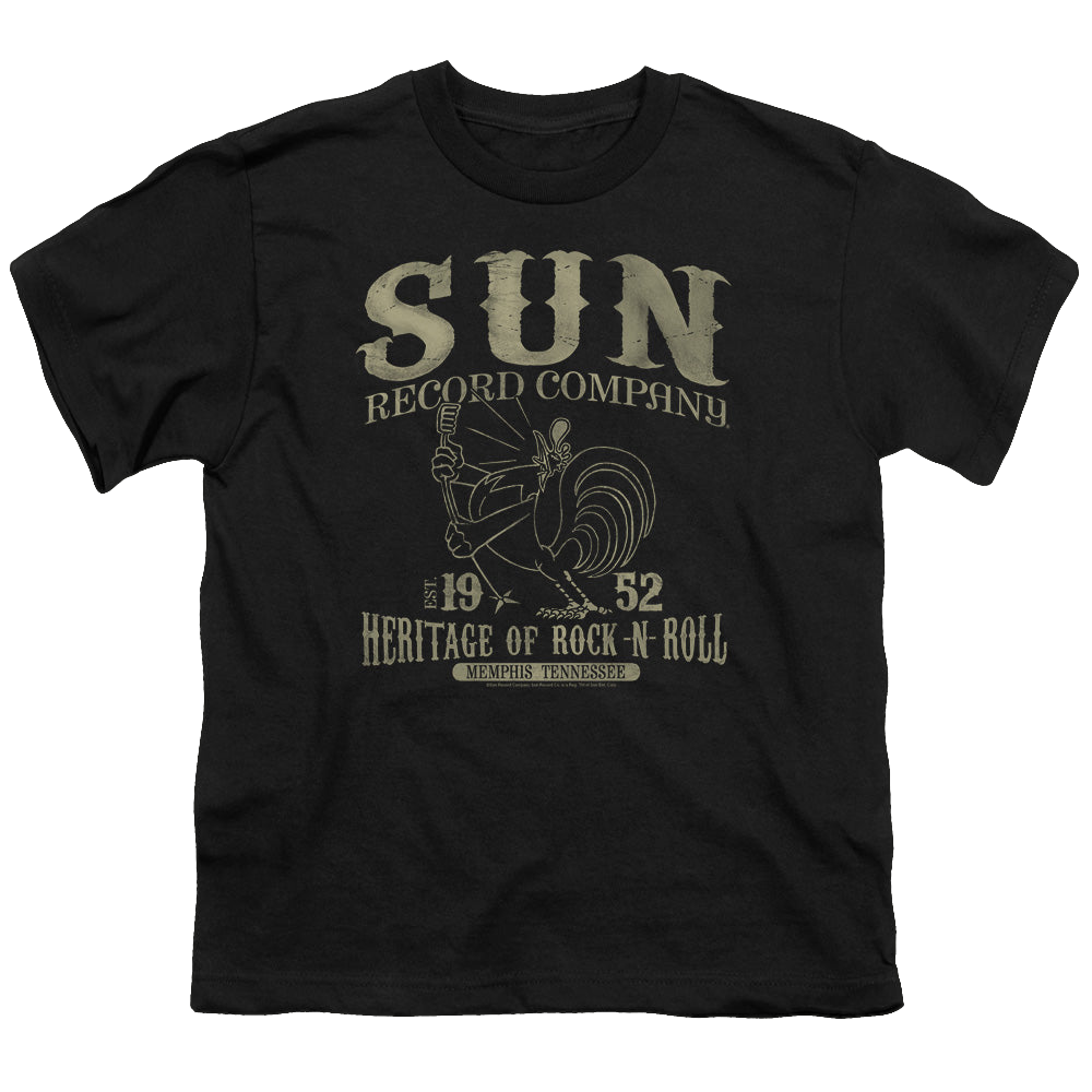 Sun Records Rockabilly Bird - Youth T-Shirt Youth T-Shirt (Ages 8-12) Sun Records   