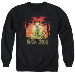 Betty Boop Hulaboop - Men's Crewneck Sweatshirt Men's Crewneck Sweatshirt Betty Boop   