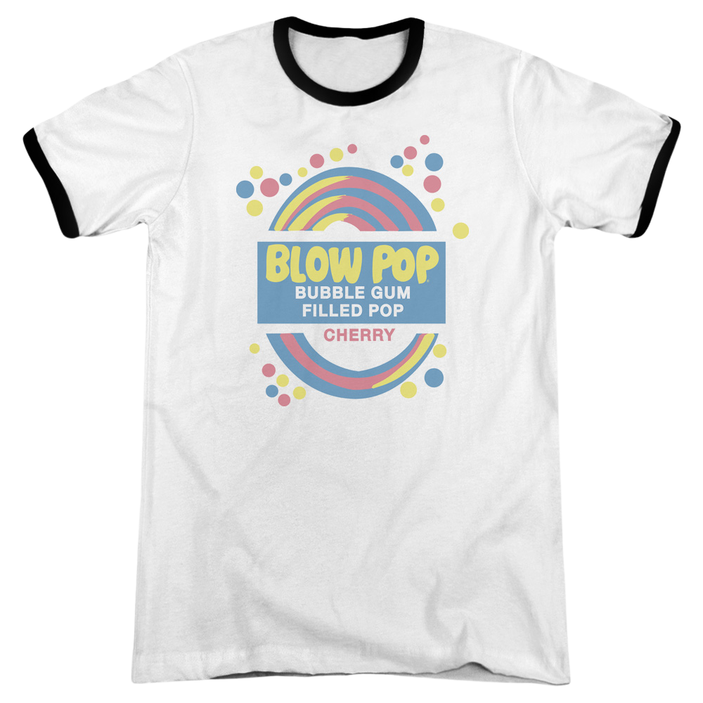 Blow Pop Blow Pop Label - Men's Ringer T-Shirt Men's Ringer T-Shirt Blow Pop   