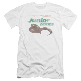 Junior Mints Junior Mints Logo - Men's Premium Slim Fit T-Shirt Men's Premium Slim Fit T-Shirt Junior Mints   