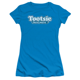 Tootsie Fruit Rolls Tootsie Fruit Rolls Logo - Juniors T-Shirt Juniors T-Shirt Tootsie Roll   