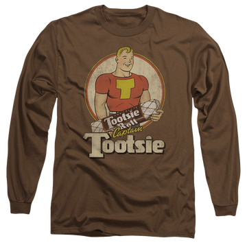 Tootsie Roll Captain Tootsie - Men's Long Sleeve T-Shirt Men's Long Sleeve T-Shirt Tootsie Roll   