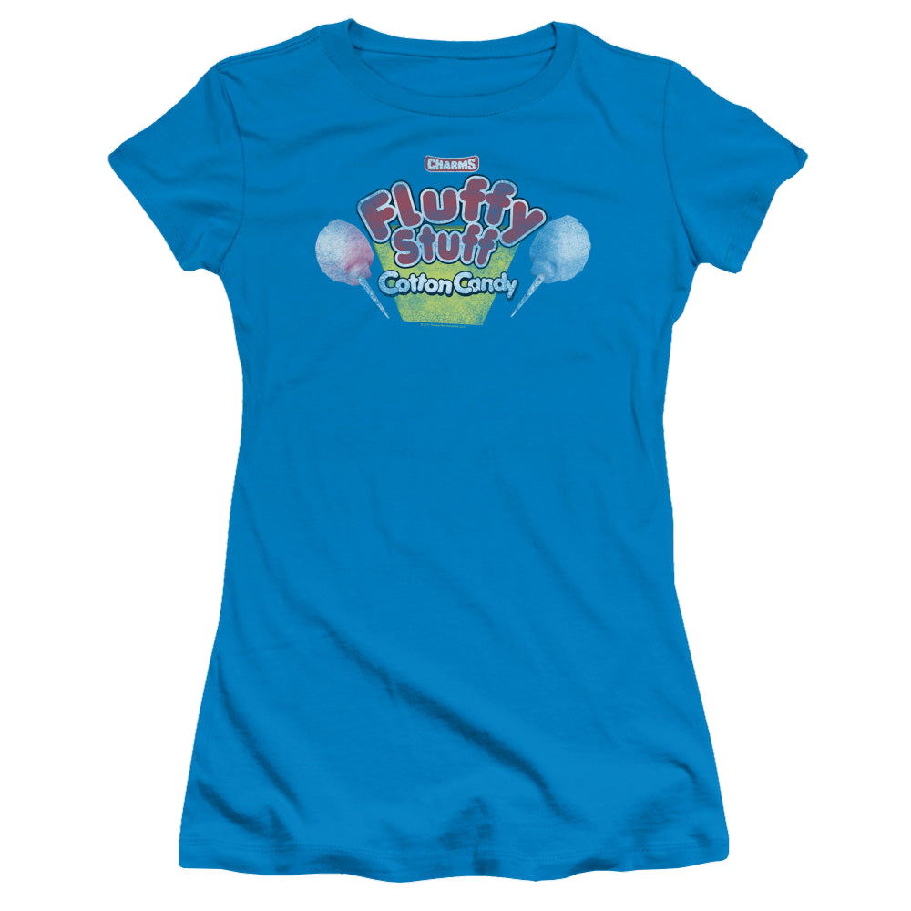 Tootsie Roll Fluffy Stuff Logo - Juniors T-Shirt Juniors T-Shirt Tootsie Roll   