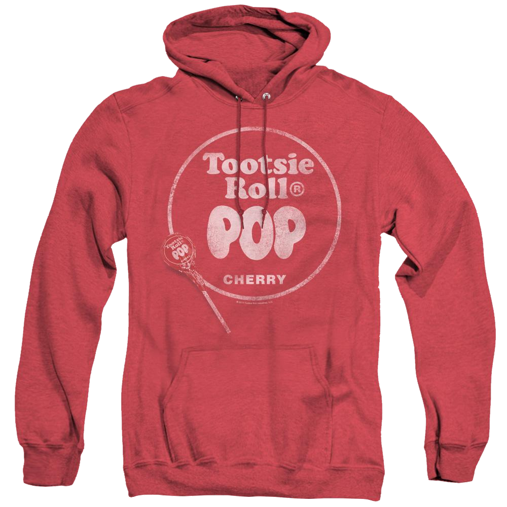 Tootsie Pop Tootsie Roll Pop Logo - Heather Pullover Hoodie Heather Pullover Hoodie Tootsie Roll   