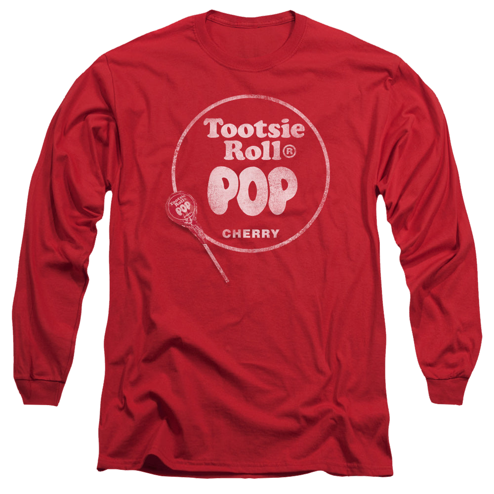 Tootsie Pop Tootsie Roll Pop Logo - Men's Long Sleeve T-Shirt Men's Long Sleeve T-Shirt Tootsie Roll   