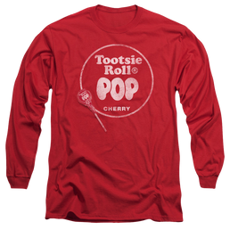 Tootsie Pop Tootsie Roll Pop Logo - Men's Long Sleeve T-Shirt Men's Long Sleeve T-Shirt Tootsie Roll   