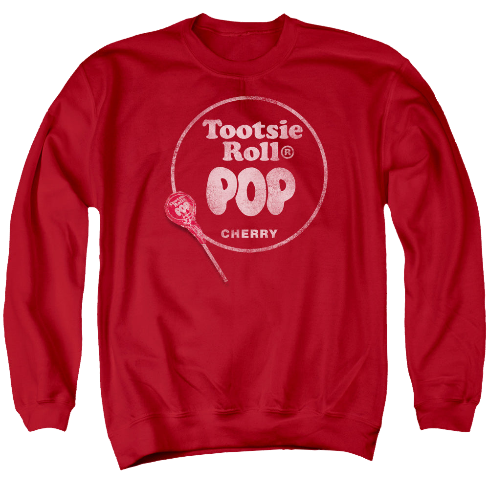 Tootsie Pop Tootsie Roll Pop Logo - Men's Crewneck Sweatshirt Men's Crewneck Sweatshirt Tootsie Roll   