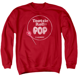 Tootsie Pop Tootsie Roll Pop Logo - Men's Crewneck Sweatshirt Men's Crewneck Sweatshirt Tootsie Roll   