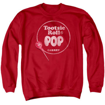 Tootsie Pop Tootsie Roll Pop Logo - Men's Crewneck Sweatshirt Men's Crewneck Sweatshirt Tootsie Roll   