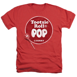 Tootsie Pop Tootsie Roll Pop Logo - Men's Heather T-Shirt Men's Heather T-Shirt Tootsie Roll   
