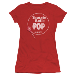 Tootsie Pop Tootsie Roll Pop Logo - Juniors T-Shirt Juniors T-Shirt Tootsie Roll   