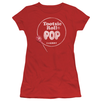 Tootsie Pop Tootsie Roll Pop Logo - Juniors T-Shirt Juniors T-Shirt Tootsie Roll   