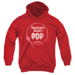 Tootsie Pop Tootsie Roll Pop Logo - Youth Hoodie Youth Hoodie (Ages 8-12) Tootsie Roll   