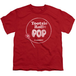 Tootsie Pop Tootsie Roll Pop Logo - Youth T-Shirt Youth T-Shirt (Ages 8-12) Tootsie Roll   