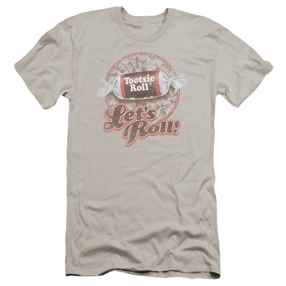 Tootsie Roll Lets Roll! - Men's Premium Slim Fit T-Shirt Men's Premium Slim Fit T-Shirt Tootsie Roll   