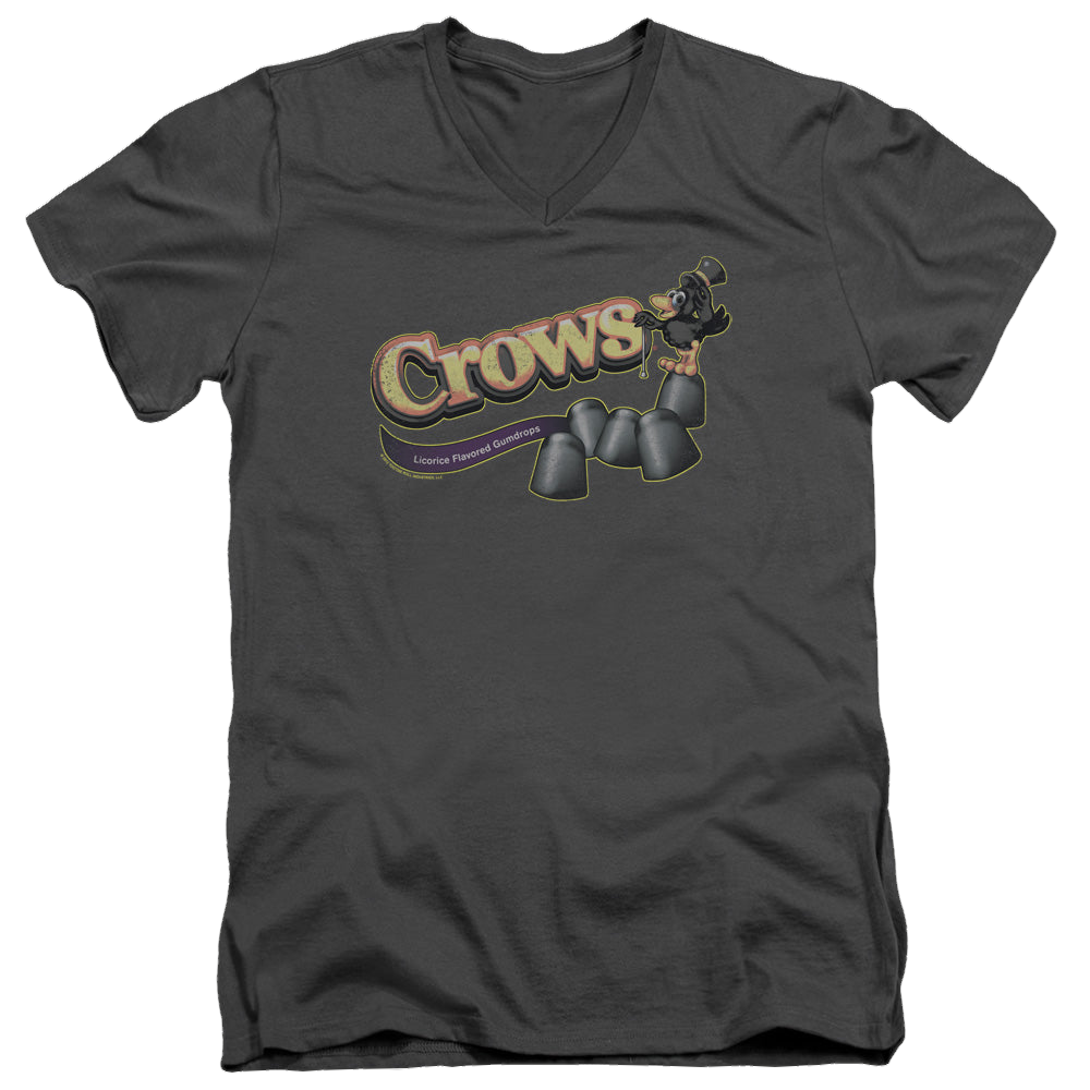 Tootsie Roll Crows - Men's V-Neck T-Shirt Men's V-Neck T-Shirt Tootsie Roll   