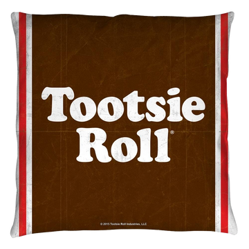 Tootise Roll Wrapper Throw Pillow Throw Pillows Tootsie Roll   
