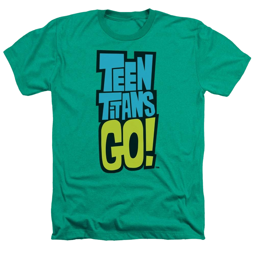 Teen Titans Go Logo Men's Heather T-Shirt Men's Heather T-Shirt Teen Titans Go!   