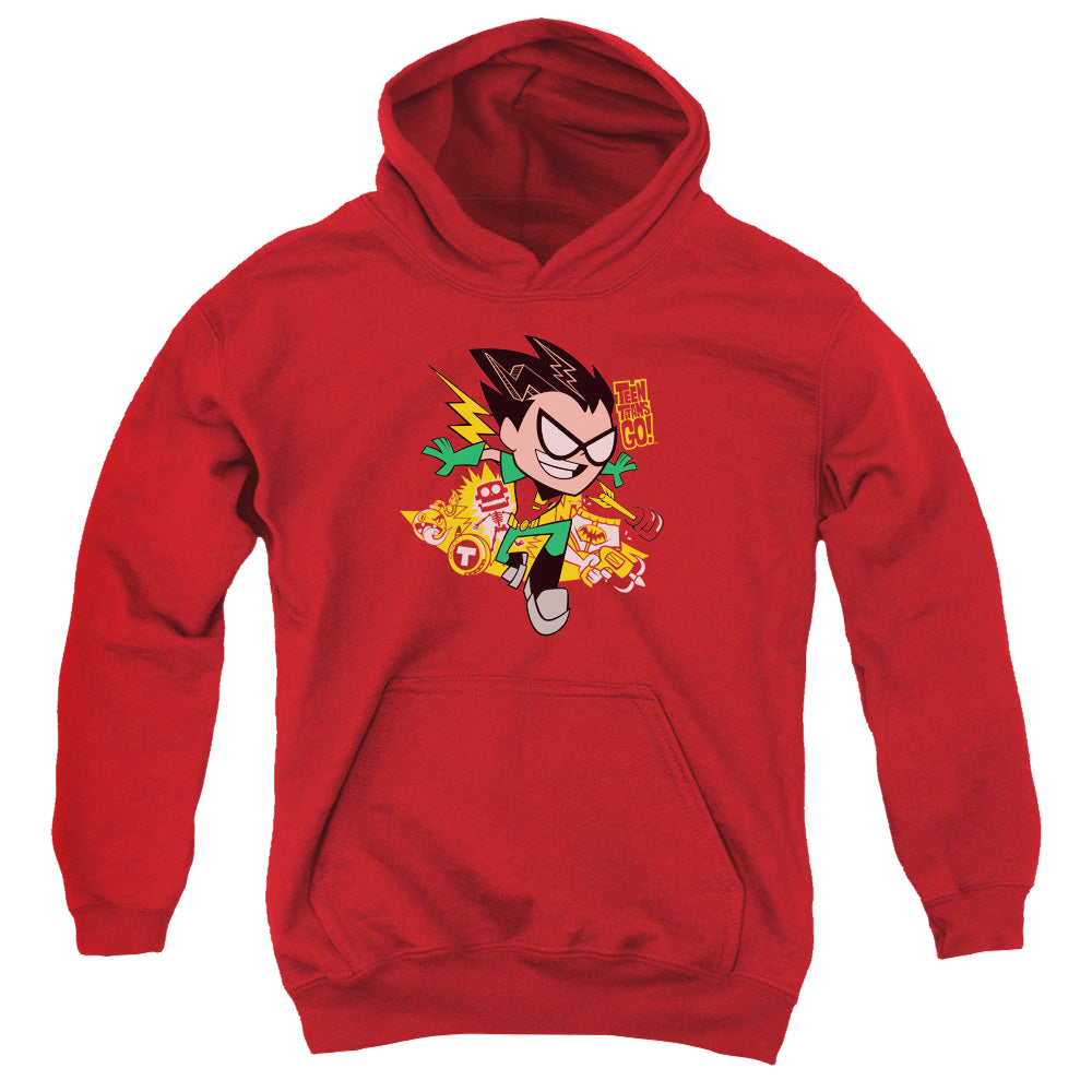 Teen Titans Go! Robin - Youth Hoodie Youth Hoodie (Ages 8-12) Teen Titans Go!   