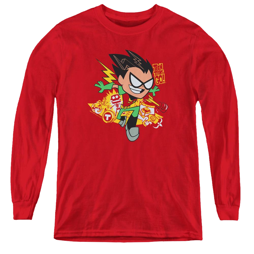 Teen Titans Go! Robin - Youth Long Sleeve T-Shirt Youth Long Sleeve T-Shirt Teen Titans Go!   