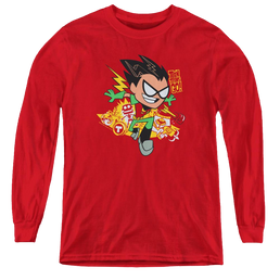 Teen Titans Go! Robin - Youth Long Sleeve T-Shirt Youth Long Sleeve T-Shirt Teen Titans Go!   