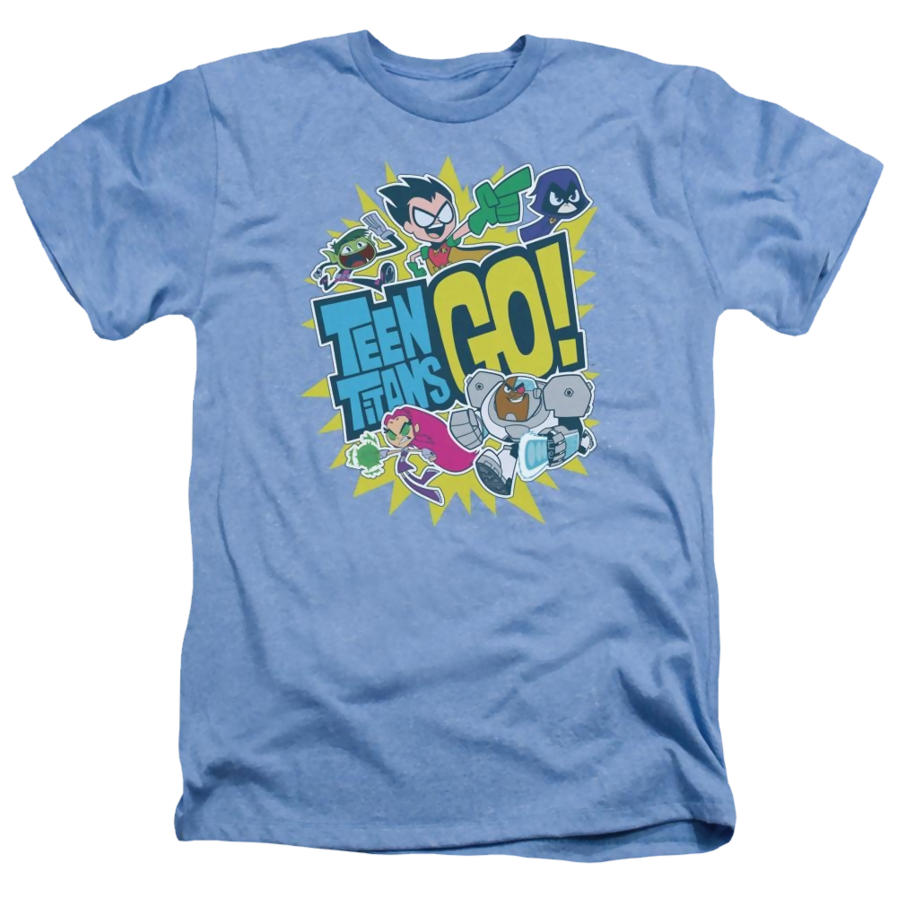 Teen Titans Go Go Men's Heather T-Shirt Men's Heather T-Shirt Teen Titans Go!   