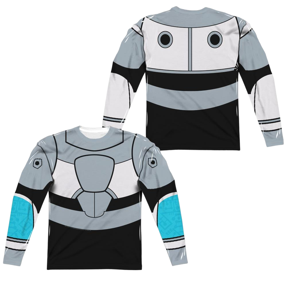 Teen Titans Go Cyborg Uniform Men's All-Over Print T-Shirt Men's All-Over Print Long Sleeve Teen Titans Go!   