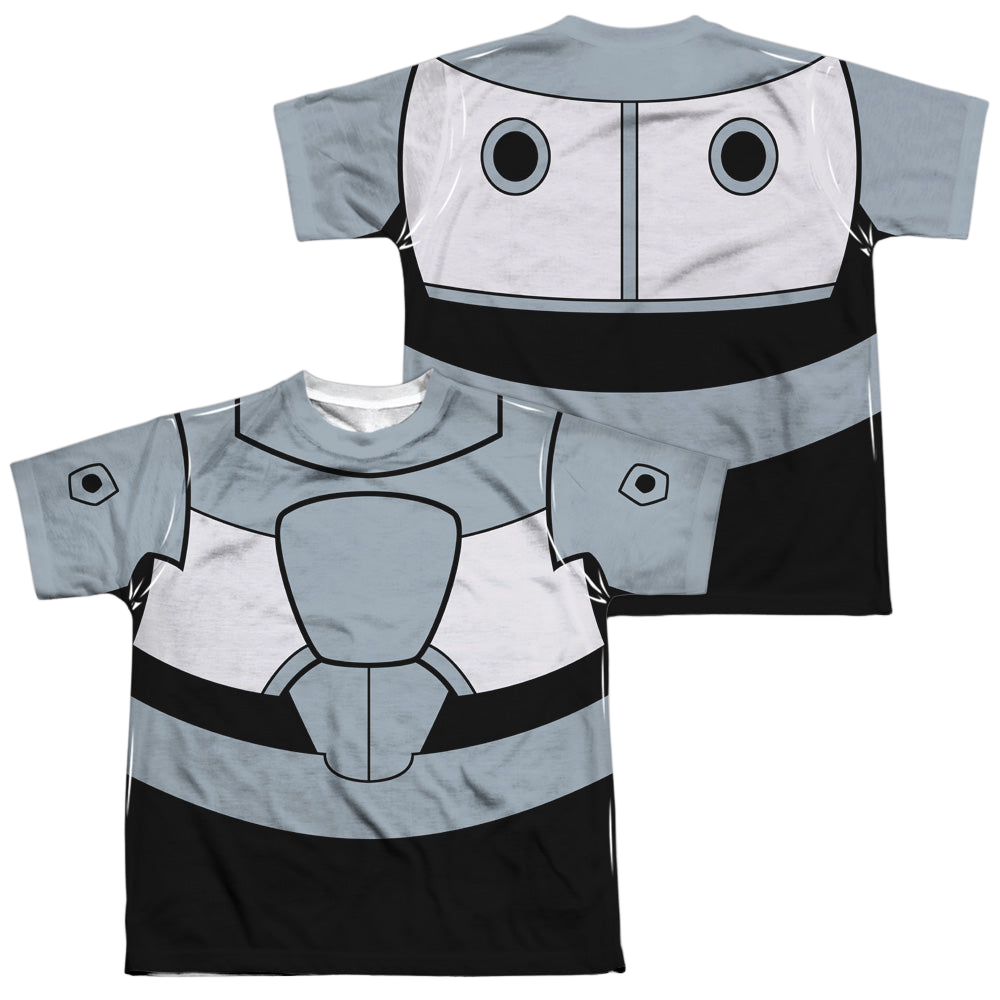 Teen Titans Go! Cyborg Uniform (Front/Back Print) - Youth All-Over Print T-Shirt Youth All-Over Print T-Shirt (Ages 8-12) Teen Titans Go!   