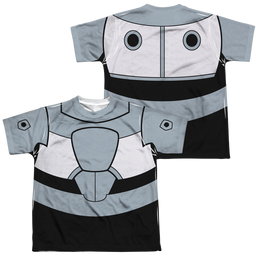 Teen Titans Go! Cyborg Uniform (Front/Back Print) - Youth All-Over Print T-Shirt Youth All-Over Print T-Shirt (Ages 8-12) Teen Titans Go!   